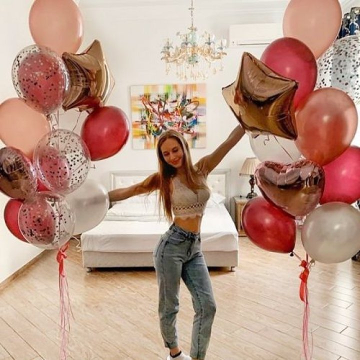 Фонтаны шаров "Селебрити" в Нижневартовске