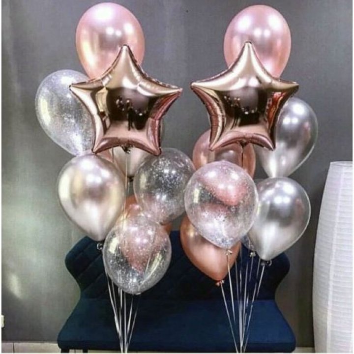 Фонтаны шаров "Дубль старт" в Нижневартовске