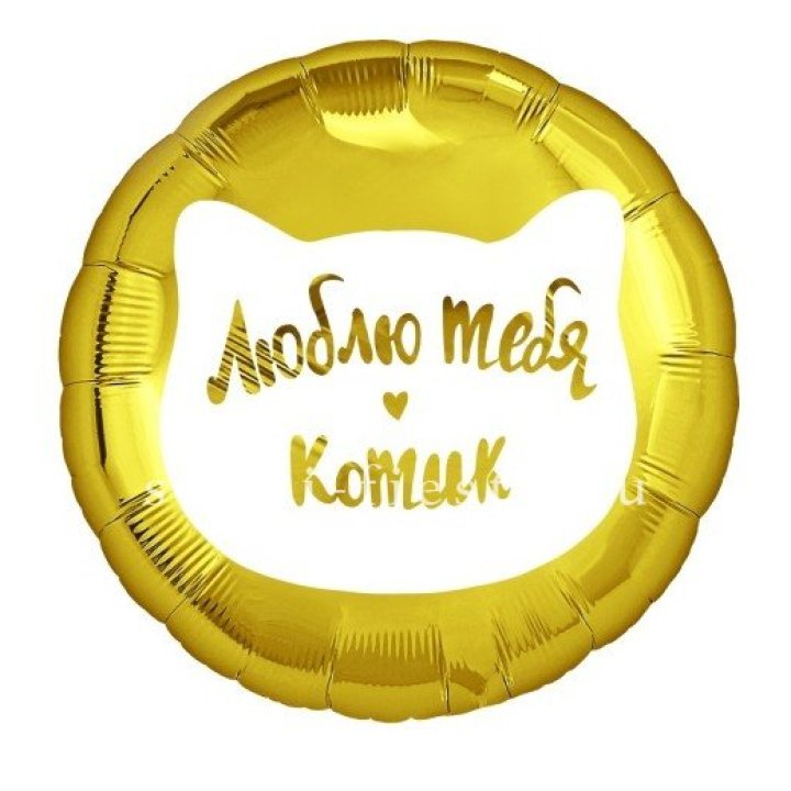 Фольгированный шар "Люблю тебя, Котик" в Нижневартовске