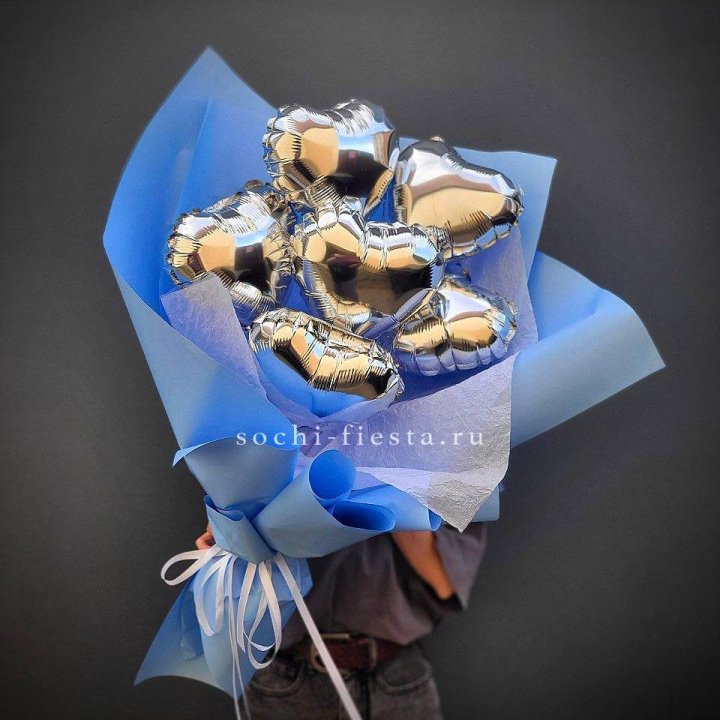 Букет из шаров сердец  №2 в Нижневартовске