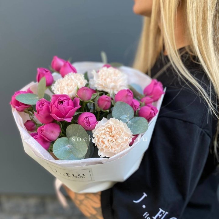 Букет с мисти бабблс №2 в Нижневартовске