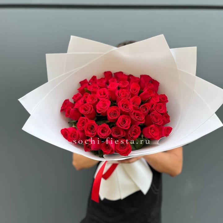 51  красная роза в Нижневартовске