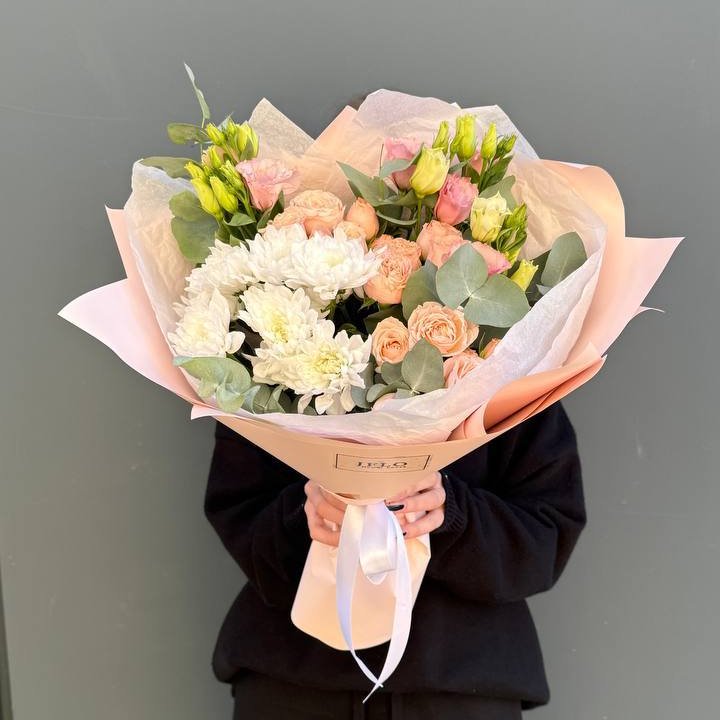 Букет "Персиковая нежность" в Нижневартовске