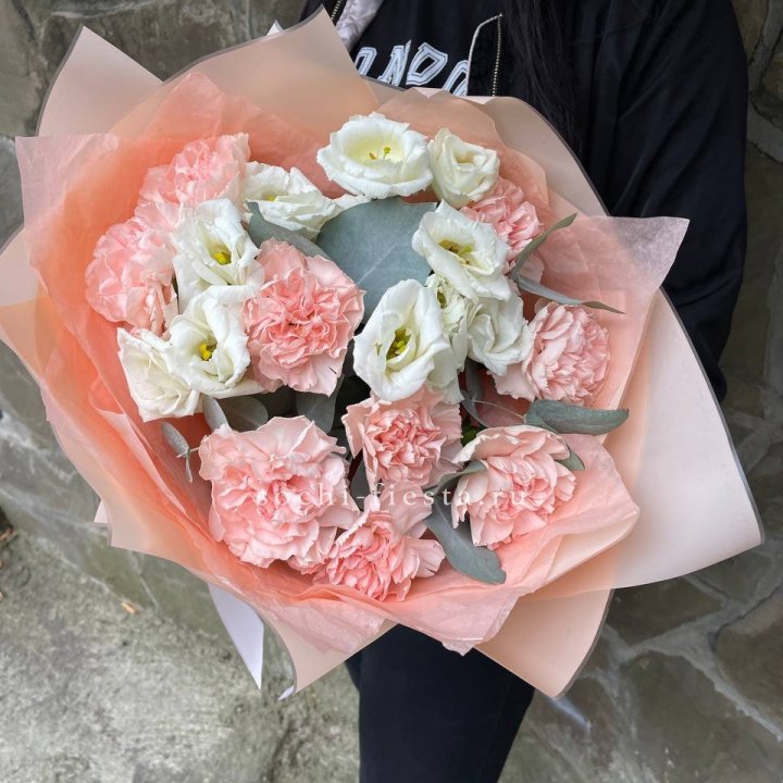  Букет диантусов "Пич" в Нижневартовске