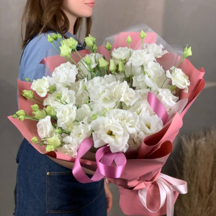 Букет эустом "Пудра" в Нижневартовске