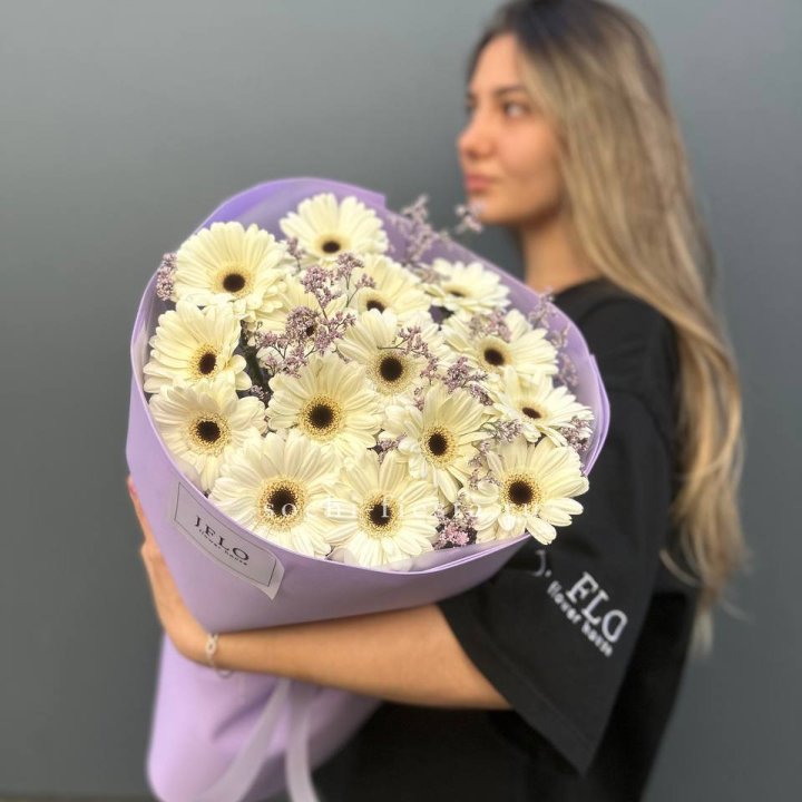 Букет голландских гербер "Лавандер" в Нижневартовске