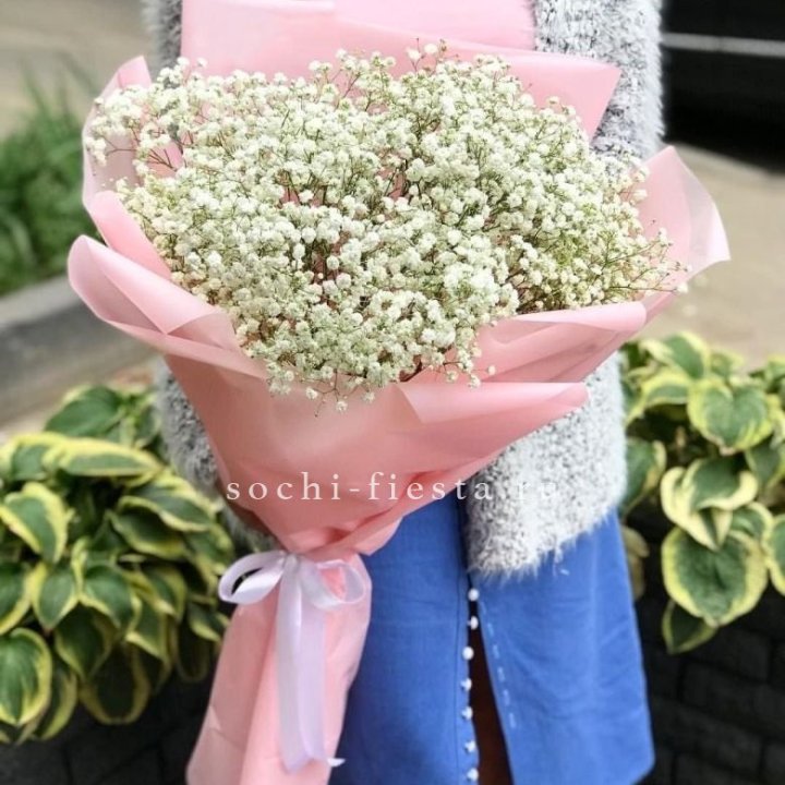 Белоснежные гипсофилы в Нижневартовске