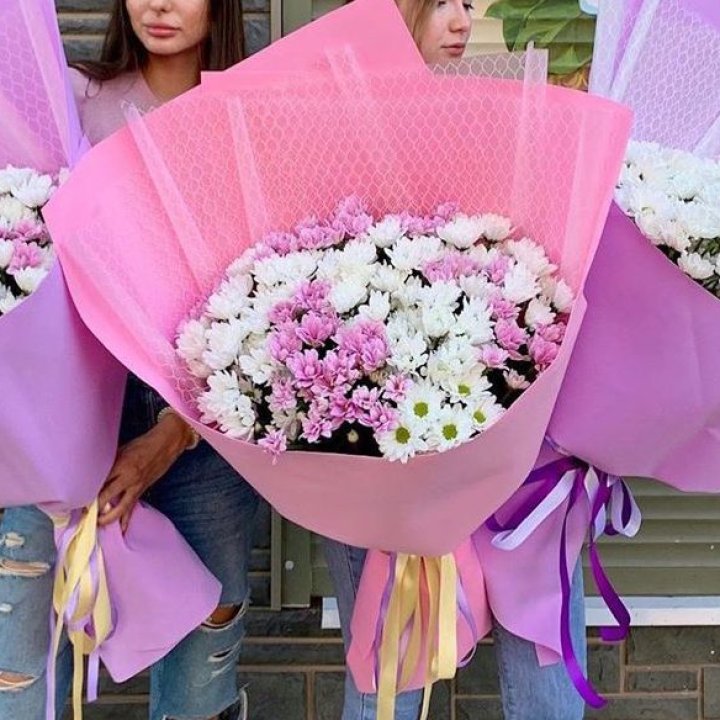 Букет хризантем №3 в Нижневартовске