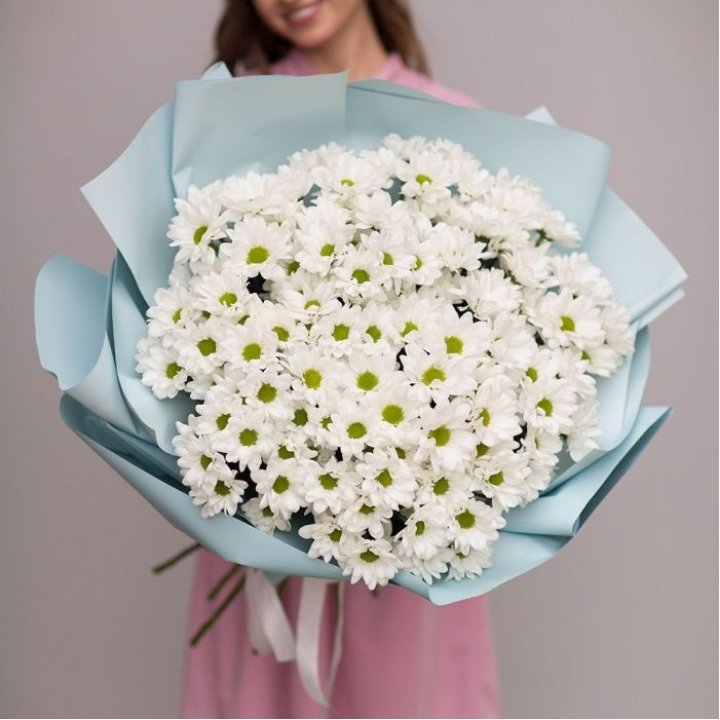  Букет хризантем "Бон-бон" в Нижневартовске