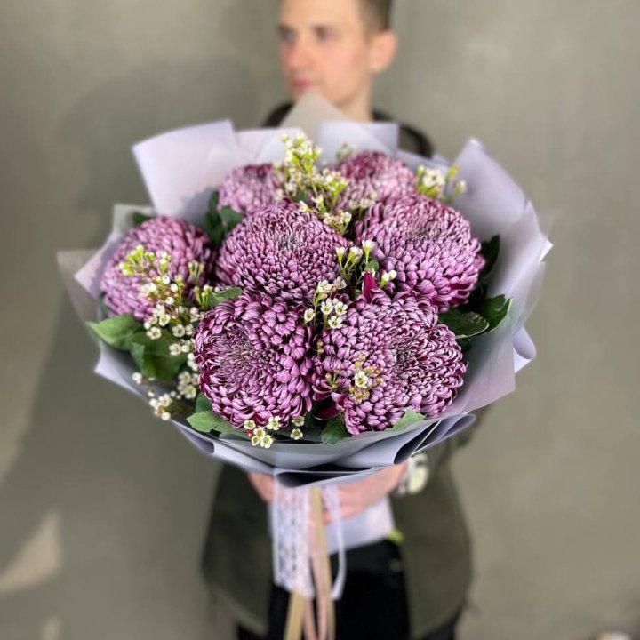 Букет хризантем "Палермо" в Нижневартовске