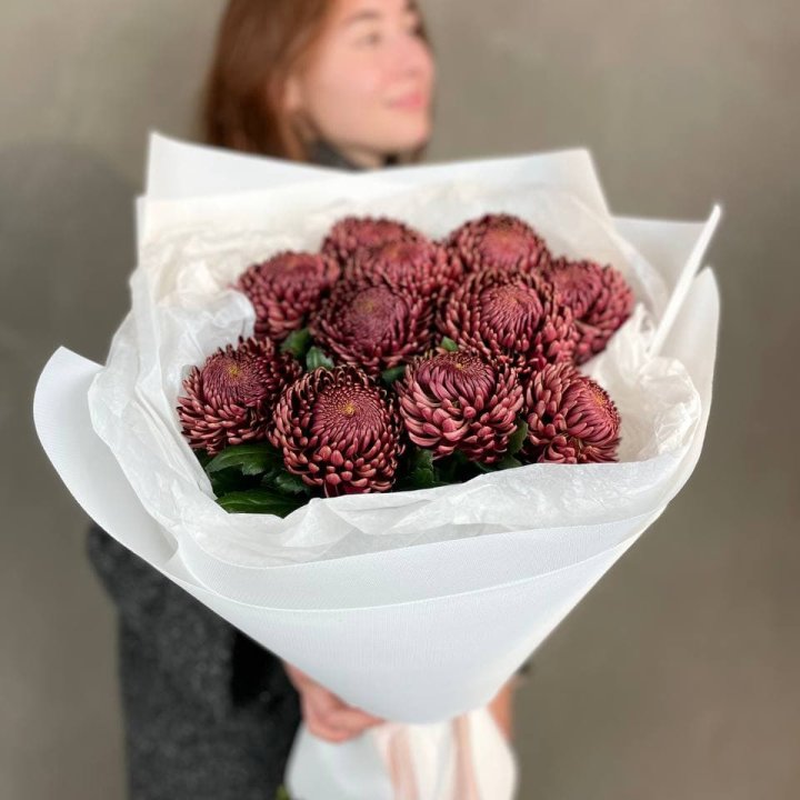 Букет хризантем "Касиопия" в Нижневартовске