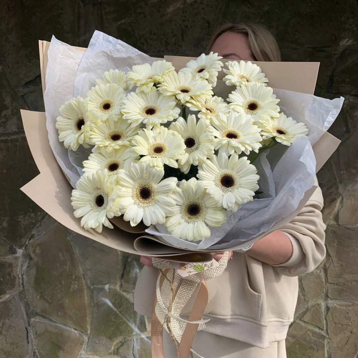 Букет голландских гербер "Шейн"" в Нижневартовске