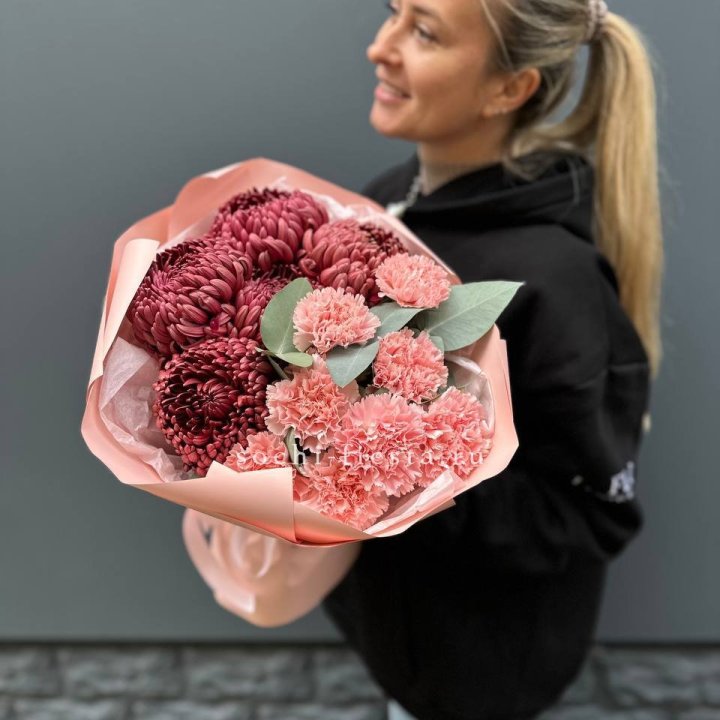 Дуо диантусы и бигуди в Нижневартовске