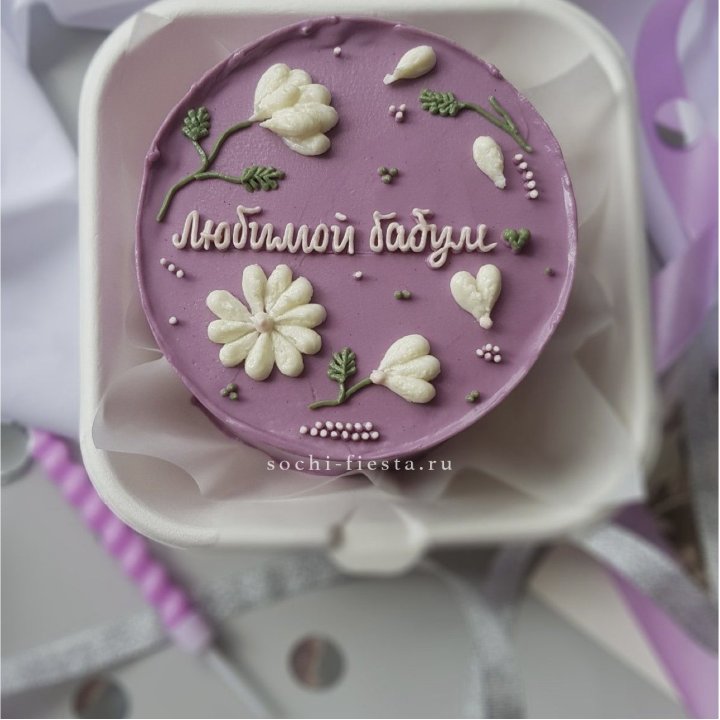 Бенто-торт "Любимой бабуле" в Нижневартовске