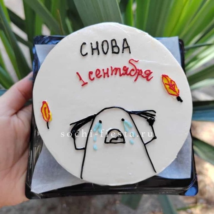 Бенто-торт "Не опять, а снова..." в Нижневартовске