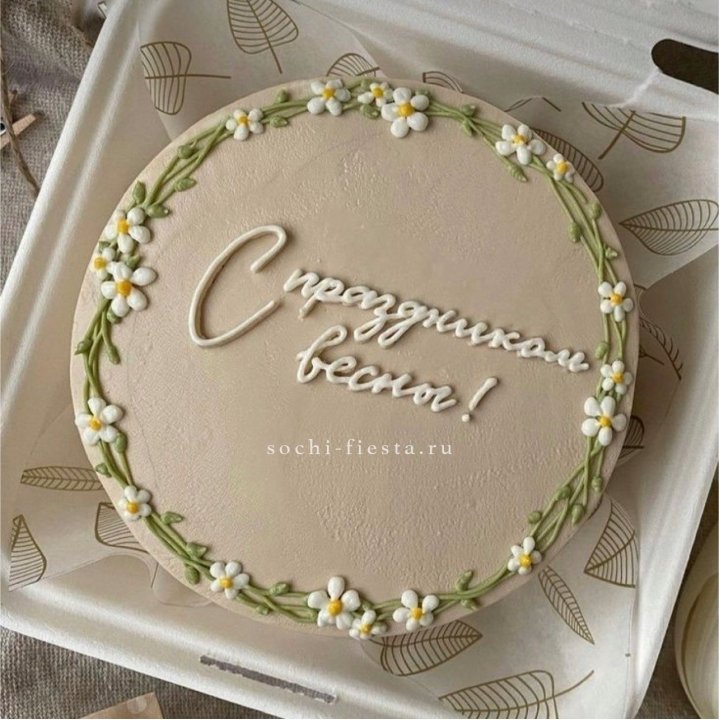 Бенто-торт "C праздником весны!"  в Нижневартовске