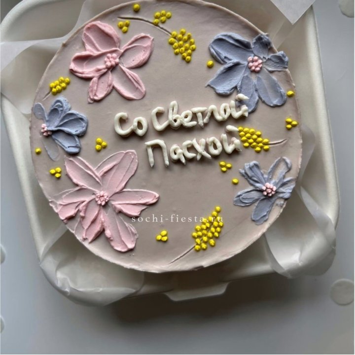 Бенто-торт "Светлой Пасхи" 3 в Нижневартовске