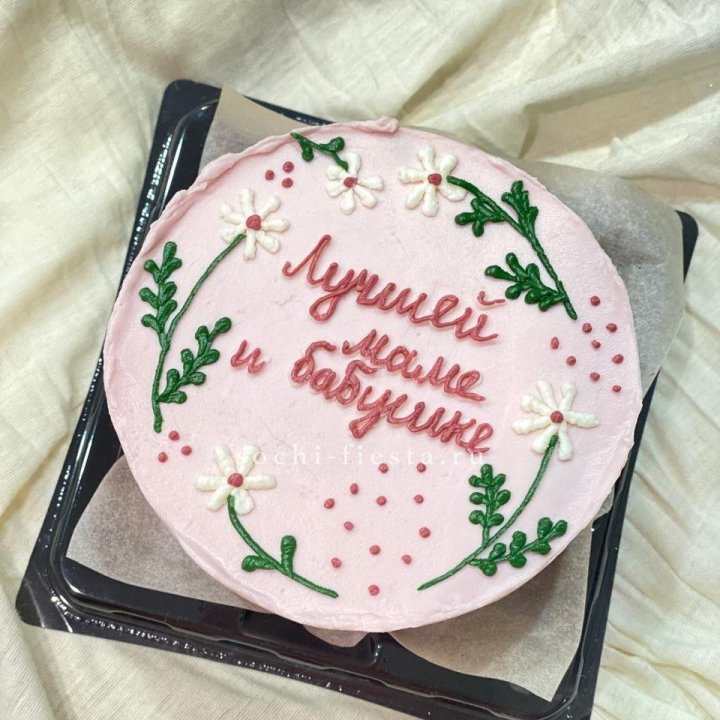 Бенто-торт "Лучшей маме и бабушке"  в Нижневартовске