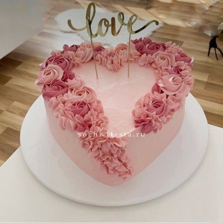 Торт "Сердце" 10 в Нижневартовске