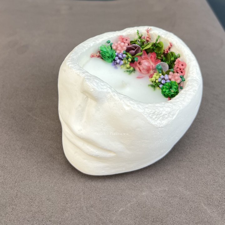 Свеча ароматическая в гипсе  в Нижневартовске