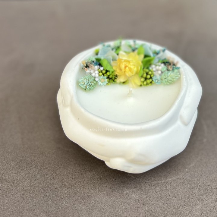 Свеча ароматическая в гипсе Руки в Нижневартовске