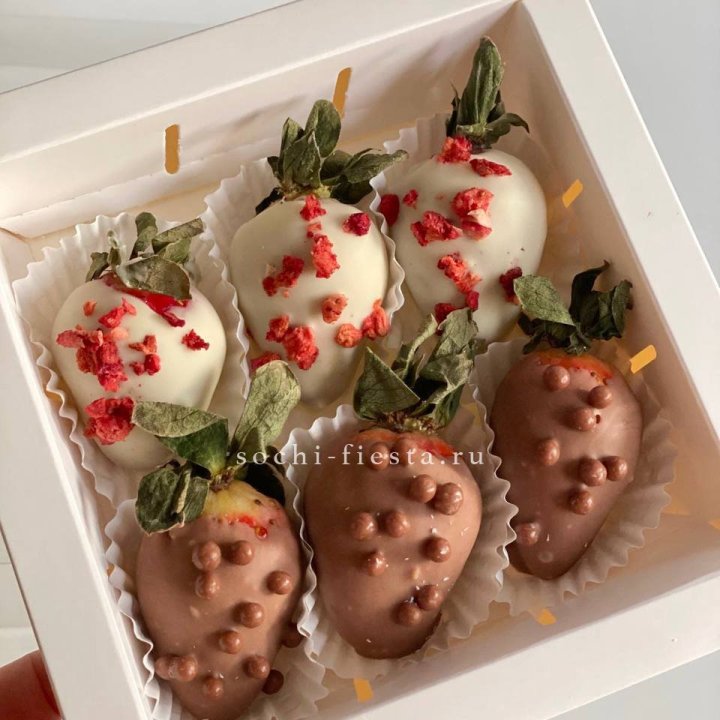 Клубника в шоколаде 6 ягод в Нижневартовске