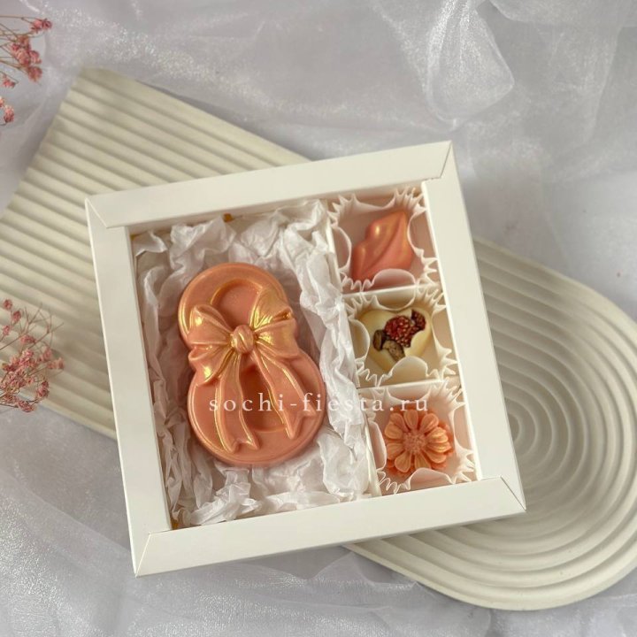 Конфеты из шоколада 8 Марта в Нижневартовске