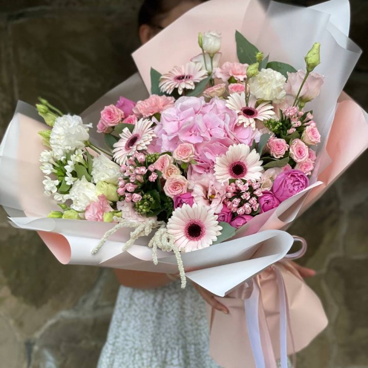 Авторский букет Пич в Нижневартовске