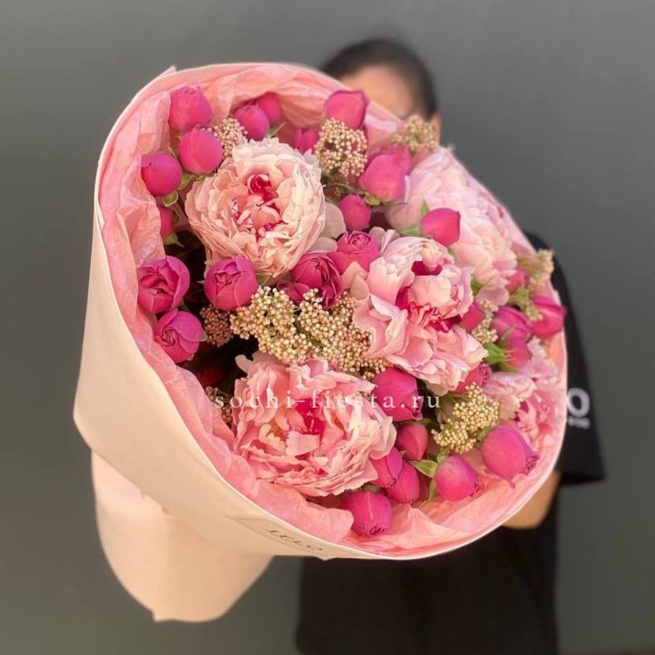  Букет с пионами "Преференс" в Нижневартовске