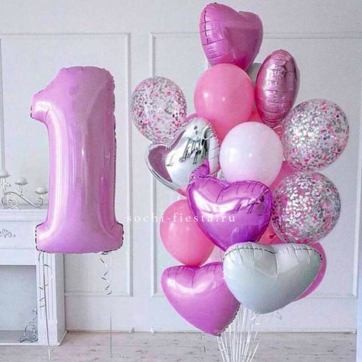 Набор шаров "С днем рождения" в Нижневартовске