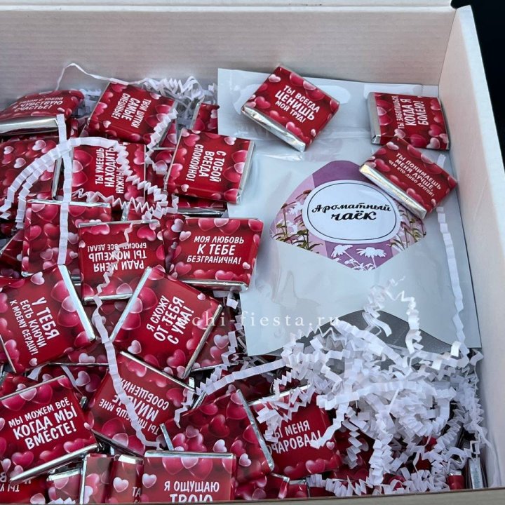 Набор Шоколад и Чай "101 причина любви" в Нижневартовске