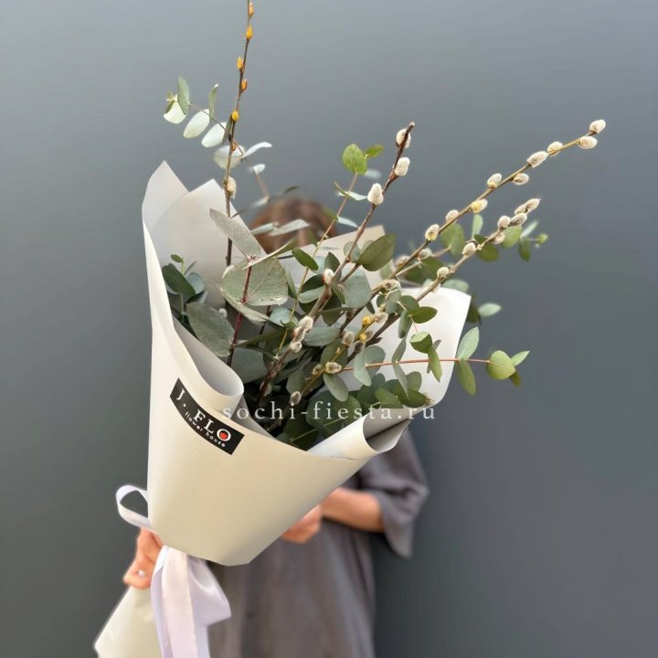 Букет Вербы и Эвкалипта в Нижневартовске