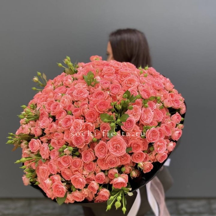 101 кустовая роза Барбадос в Нижневартовске