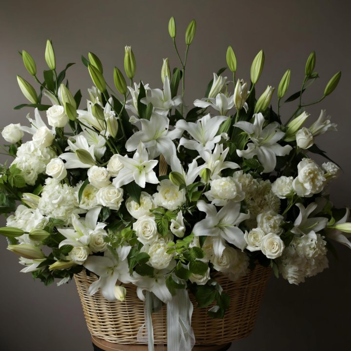 Цветочная корзина макси №3 в Нижневартовске