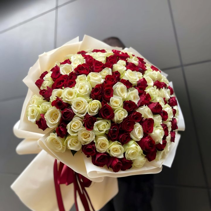 101 высокая импортная роза  в Нижневартовске