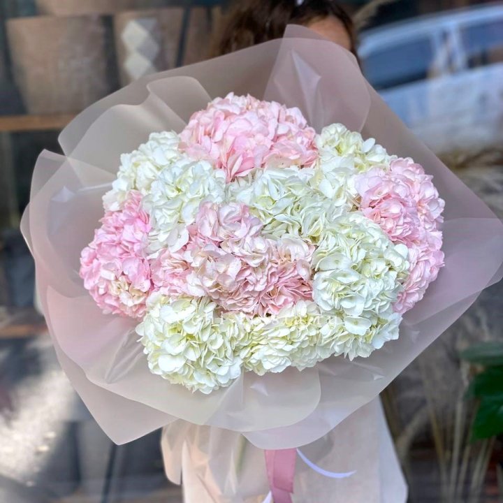 Букет гортензий № 3 с доставкой в Нижневартовске