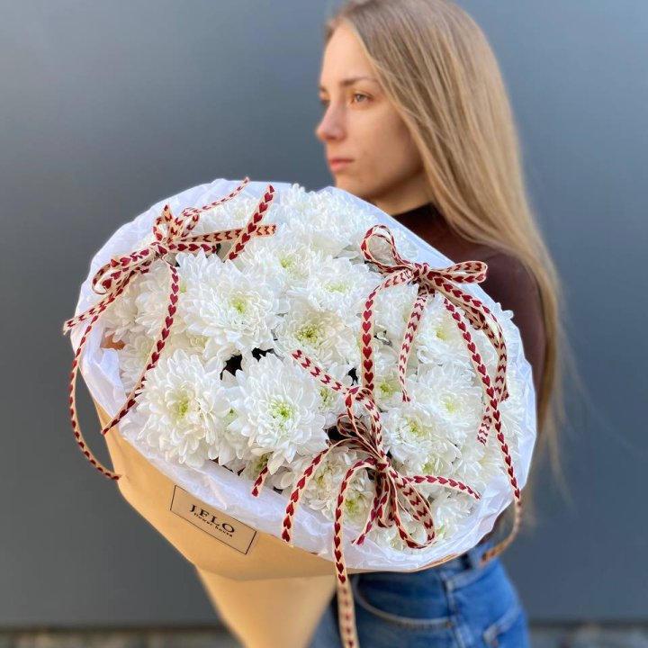 Букет "Хризантемы с любовью" в Нижневартовске