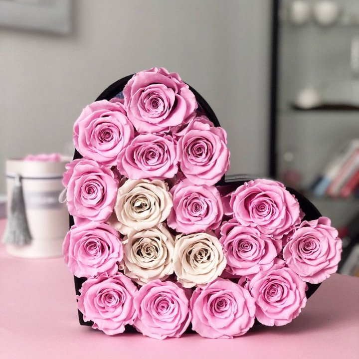 Сердце из роз в Нижневартовске