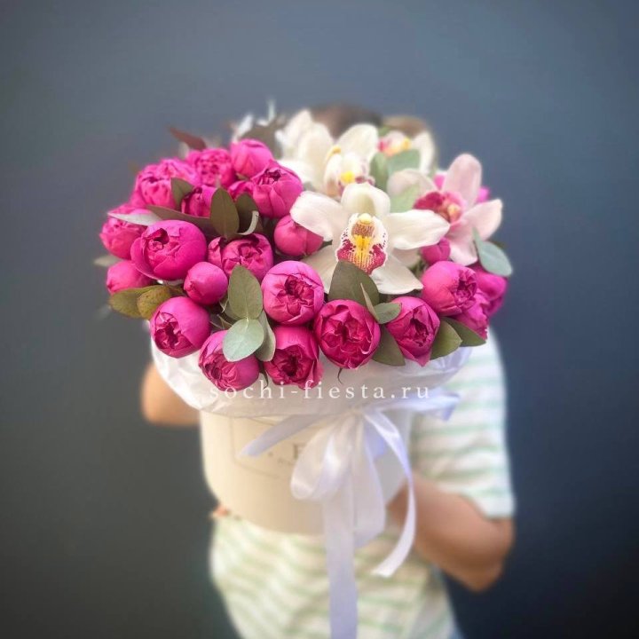 Бокс дуо мисти и орхидеи в Нижневартовске