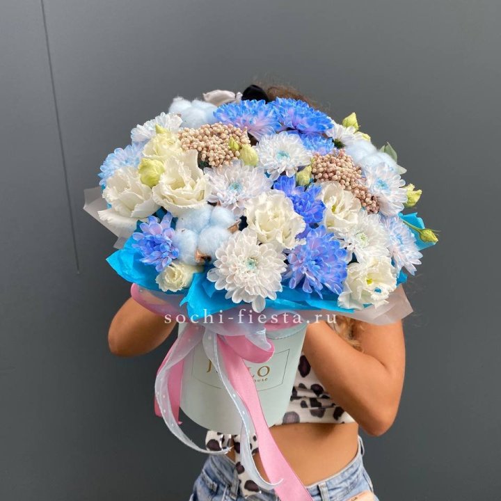 Коробка цветов  " Облако" в Нижневартовске