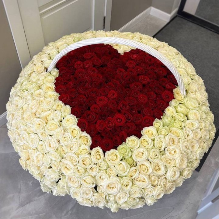 501 роза сердце в Нижневартовске