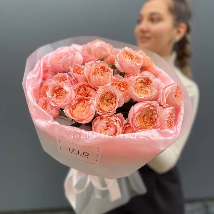 Букет из пионовидных роз Джульетта в Нижневартовске