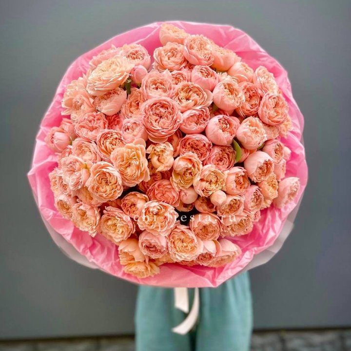 Букет кустовых пионовидных роз Джульетта "Принцесса" в Нижневартовске