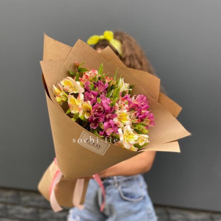 Альстромерии в крафте в Нижневартовске