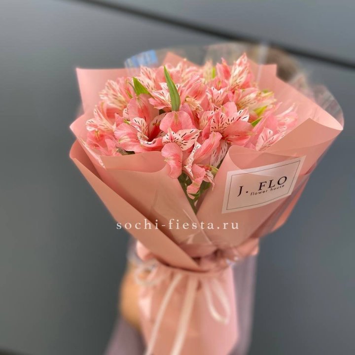 Букет альстромерий розовых в Нижневартовске