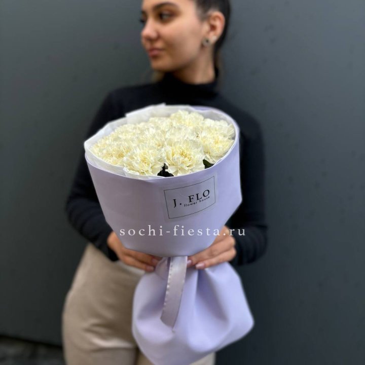 Букет белых диантусов в Нижневартовске