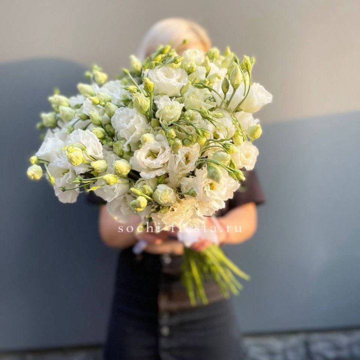 Букет эустом под ленту  в Нижневартовске