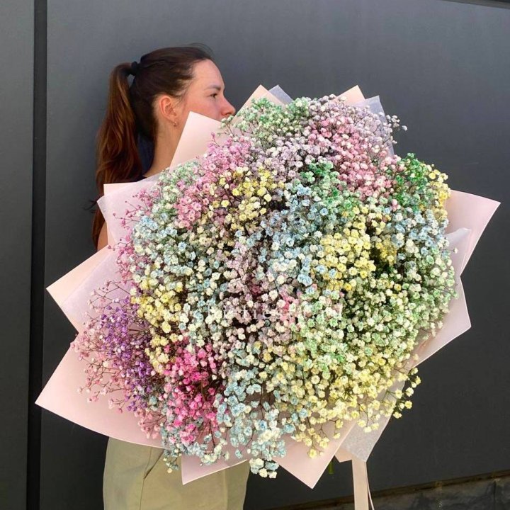 Пышный букет из гипсофил  в Нижневартовске