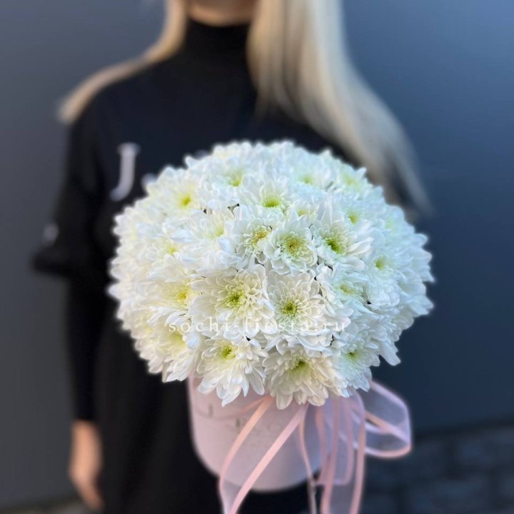 Коробка с хризантемами №1 в Нижневартовске