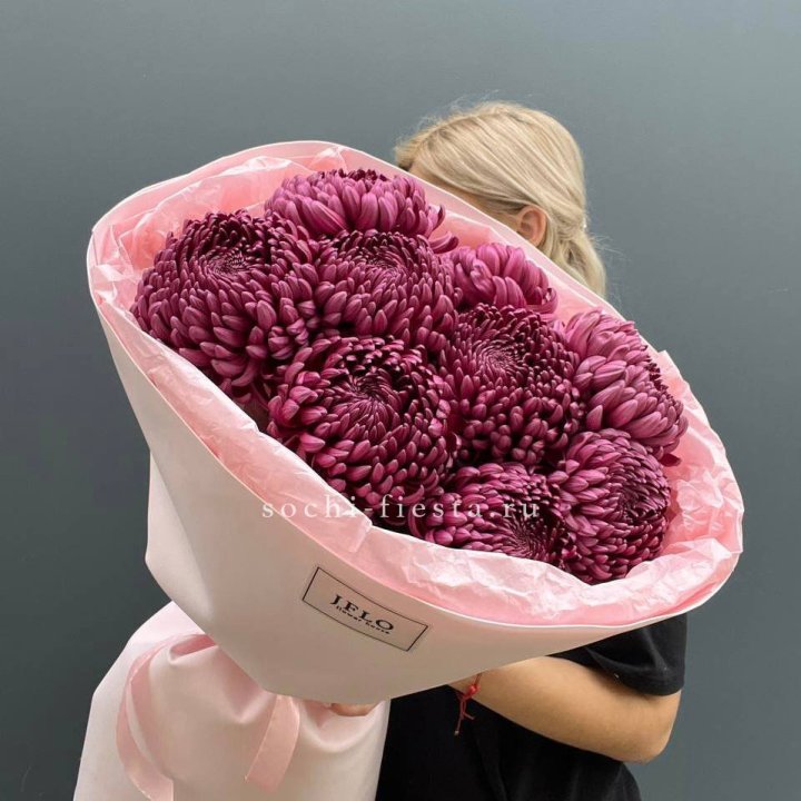 9 хризантем бигуди в Нижневартовске